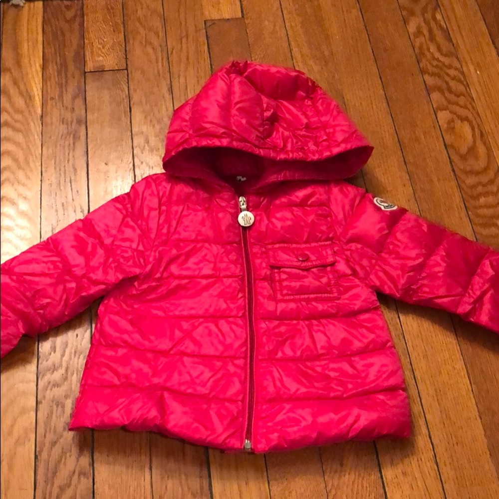 Moncler Kids Red Puffer Jacket